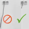 An image showing a comparison of how to properly and improperly route a cable, with a 'no' symbol and a 'yes' symbol. Produktbild-Vorschau