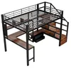 Flieks Etagenbett 140x200cm mit Schreibtisch und Regal, Produktbild-Vorschau 11