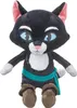 A plush toy cat is shown from the front against a white background. Podgląd zdjęcia produktu