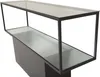 Maglehem Étagère avec tablette 35x130 cm, verre, noir. Voir les images du produit 3