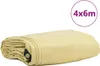 vidaXL Bâche 650g / m² Beige 4 x 6 m Canvas avec revêtement Voir les images du produit 1