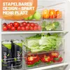 Kühlschrank Organizer, 6er Set Stapelbare Aufbewahrungsbox Produktbild-Vorschau 5
