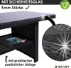 Poly-Rattan Eck Sitzgruppe ECO schwarz/blau Produktbild-Vorschau 9