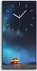 Leinwand Wanduhr Wandkunst Uhr Quarz 30x60 Nachtkulisse des Produktbild-Vorschau 1