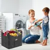 LZQ 2 × kôš na palivové drevo 60 l, plstený kôš z plsti a Náhľad obrázku produktu 12