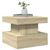 vidaXL Couchtisch mit LED-Leuchten Sonoma-Eiche 50x50x40 cm Produktbild-Vorschau 5