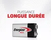 Energizer Pile Max Alcaline 9V/E-Block/6LR61 2 pcs/paquet. Voir les images du produit 7