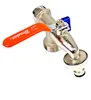 Bradas Wasserhahn 3/4 " Wandanschluss Schlauchadapter Produktbild-Vorschau 6