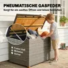 Outsunny Gartenbox 450 L Polyrattan wasserdicht Auflagenbox Produktbild-Vorschau 7