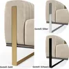 Sofaset Designersofas VALERIE 3-2 in Stoff Stoff Elisa Produktbild-Vorschau 4