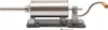 A stainless steel sausage stuffer with a crank handle. Náhled obrázku produktu