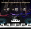 COSTWAY 88 kláves elektrické piano, digitální klávesy Náhled obrázku produktu 2