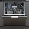 An open dishwasher with racks and control panel visible. Produktbild-Vorschau