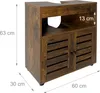 Mobile sottolavabo Relaxdays, A x L x P: 63 x 60 x 30 cm, 3 Anteprima dell’immagine prodotto 4