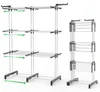 VOUNOT® Wäscheständer Turm Ausziehbar mit Faltbaren Produktbild-Vorschau 1