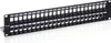 Equip Patchpanel 48x Cat6A 19" FTP 1HE Keystone Montage sw Produktbild-Vorschau 1