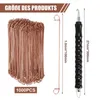 Jayseuw Drillapparat Fil d'attache pour béton 1.0 x 100mm Voir les images du produit 2