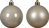 Christbaumkugel - Weihnachtskugel - bruchfest - D: 4cm - glänzend und matt - champagner - 16er Set Produktbild-Vorschau