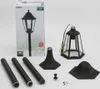 A disassembled garden lantern and its packaging are laid out on a white background. Produktbild-Vorschau