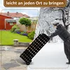 Pevné regály na drevo s gumenými kolieskami, 42 x 35 x 112 Náhľad obrázku produktu 6