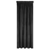 Eurofirany Tenda Villa Nero 140x270 Nastro arricciante Anteprima dell’immagine prodotto 1