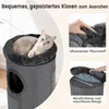 COSTWAY, tiragraffi per gatti a 4 livelli, 113 cm, con 3 Anteprima dell’immagine prodotto 6