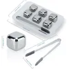 Intirilife Whiskey Stones in SILVER - 6 kusů opakovaně Náhled obrázku produktu 9