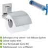 WENKO Toiletten Papier Halter Klo Rollen Ablage Halterung Produktbild-Vorschau 4