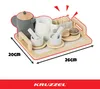 Kruzzel 26543 16dílná dřevěná čajová sada Náhled obrázku produktu 15