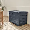sweeek - Gartentruhe aus Metall 285 L - Anthrazit Produktbild-Vorschau 5