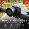 Elektrische Fahrradklingel 120 dB, USB-C Fahrradhupe mit 5 Produktbild-Vorschau 1