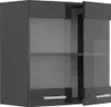 Küchenglasschrank Vicco R-Line Anthrazit Hochglanz 60 cm, Produktbild-Vorschau 4