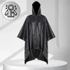 Camerazar Poncho impermeabile nero per la pioggia Anteprima dell’immagine prodotto 4