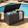 Gartenbox wasserfest 170L Aufbewahrungsbox Garten Balkon Produktbild-Vorschau 9