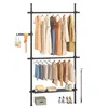 SONGMICS Kleiderständer deckenhoch, 3-stufige Garderobe, Produktbild-Vorschau 6