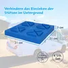 cartrend Caravan Basisplatten für Stützböcke 4 Stück Produktbild-Vorschau 4