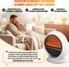 MONZANA® Heizlüfter Kamin Optik Elektrokamin 1500W LED Produktbild-Vorschau 7