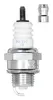 A single spark plug with a separate metal cap is shown against a white background. Produktbild-Vorschau
