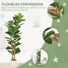 HOMCOM Umělý fíkovník 150 cm Umělá rostlina se 71 listy, v Náhled obrázku produktu 6