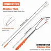 5 Stück Grillspieße, ausziehbar, 32 cm – 115 cm, Edelstahl, Produktbild-Vorschau 2