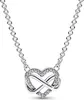 Pandora Collana con cuore scintillante Infinity Collana Anteprima dell’immagine prodotto 2