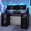 Bureau de jeu LevelUp 150cm - noir Voir les images du produit 3