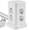 Echos - Torre di prese 12 in 1 con cavo da 3 m Presa Anteprima dell’immagine prodotto 1