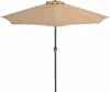 vidaXL Parasol de balcon avec mât en aluminium Taupe Voir les images du produit 10