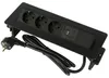 Design Light FLIX BOX, Typ Schuko, mattschwarz, 3x 230V AC Produktbild-Vorschau 3