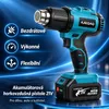 Décapeur thermique sans fil 21V, 500W, 300/550°C, 250/500 Voir les images du produit 7