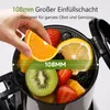 AMZCHEF Entsafter 160W, Großer 108 mm Einfüllschacht, Produktbild-Vorschau 2