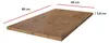 Arbeitsplatte 80 cm 38 mm Küchenzeile Küchenblock Eiche Produktbild-Vorschau 1