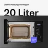 Klarstein Verosteel Einbaumikrowelle 60 cm mit Grill – 20L, Produktbild-Vorschau 4