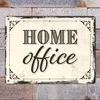 Metallschild XL in 21x28 cm Motiv - Homeoffice im Produktbild-Vorschau 2